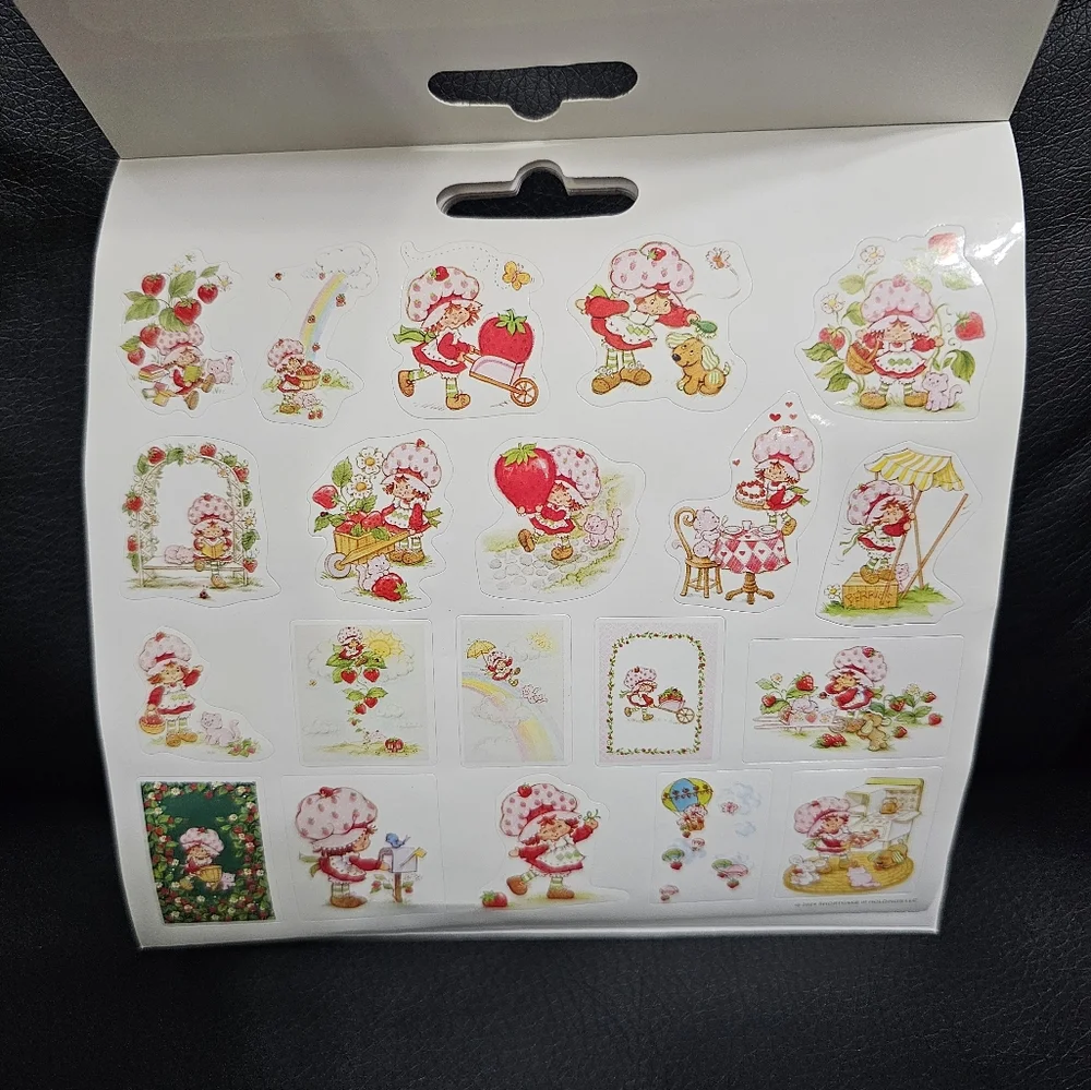 Strawberry Shortcake Sticker Set - Red and White